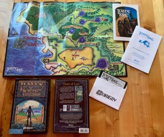 Times Of Lore - Vintage 1988 Pc Role - Playing Game By Origin - 5.  25 "