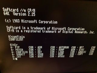 Microsoft Premium SoftCard //e for the Apple IIe - CP/M - 3