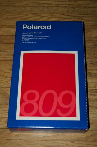 Polaroid Polacolor 809 Instant Film 8x10in.  18x24cm Exp Sept 92