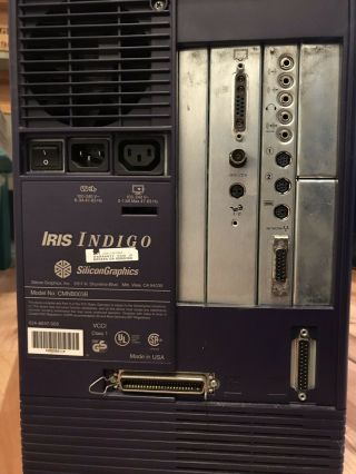 Silicon Graphics IRIS Indigo.  Not. 5