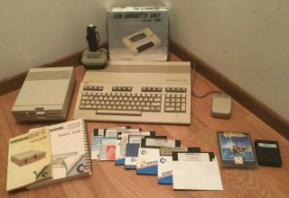 Commodore 128,  1541 - Ii Disk Drive,  C2n Datasette 1530 Cassette Tape,  Software