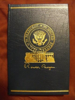Speaking My Mind Leather Bound Signed Edition By Ronald Reagan 273/5000