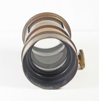 Darlot Paris B.  F.  & Co Boston Petzval Lens Wet Plate ¼ Size 2
