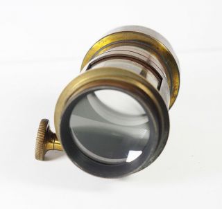 Darlot Paris B.  F.  & Co Boston Petzval Lens Wet Plate ¼ Size 4