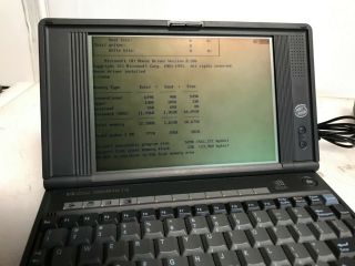 HP Omnibook 530 Handheld / Mini Laptop 486 DOS Windows Microsoft Office 2