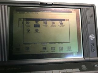 HP Omnibook 530 Handheld / Mini Laptop 486 DOS Windows Microsoft Office 9