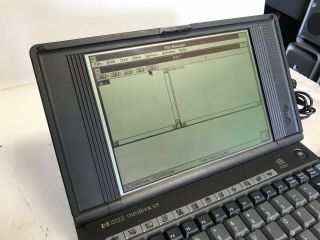 HP Omnibook 425 Handheld / Mini Laptop 486 with 5MB RAM,  634MB Flash/HDD Win 3.  1 2