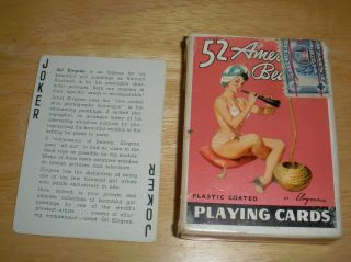 Gil Elvgren Vintage Girlie Pinup Playing Cards