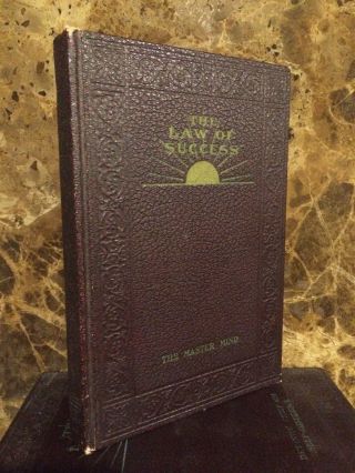 Napoleon Hill / The Law Of Success 1937 (Signed On Book) Complete 8 Book Set. 7
