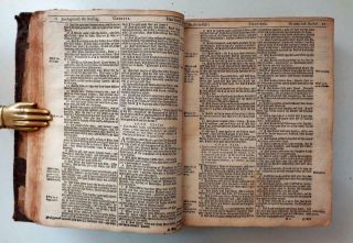1634 Quarto KING JAMES HOLY BIBLE Old Testament Apocrypha Black - Letter 10