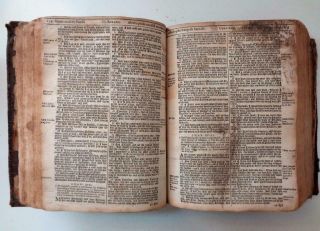 1634 Quarto KING JAMES HOLY BIBLE Old Testament Apocrypha Black - Letter 11