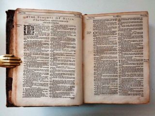 1634 Quarto KING JAMES HOLY BIBLE Old Testament Apocrypha Black - Letter 5