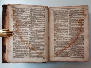 1634 Quarto KING JAMES HOLY BIBLE Old Testament Apocrypha Black - Letter 6