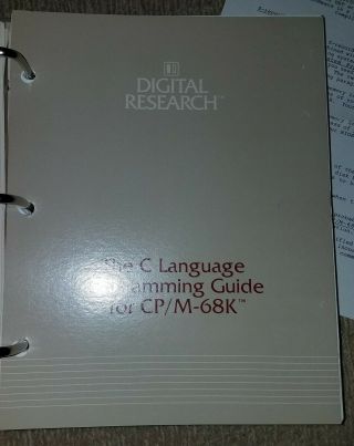 CompuPro GodBout CP/M 68K 1.  1 System Master 8 