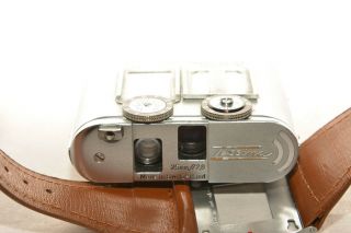 TESSINA BY CONCAVA 35mm FILM OUTFIT WITH WRIST STRAP,  VIEWER,  CASE & LOADER 5