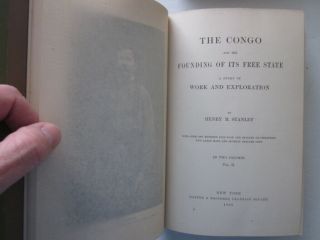 The Congo by Henry M Stanley 1885 First Edition Binding 2 Vol Set Maps 10