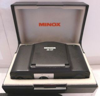 Minox 35 GT Film Camera,  Minox 2 part Camera Case & Display Case/Box 2