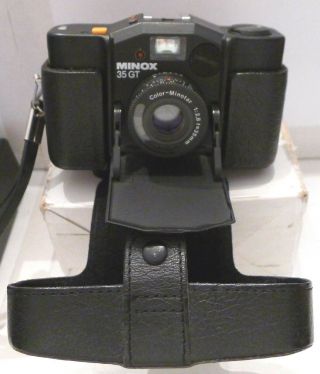 Minox 35 GT Film Camera,  Minox 2 part Camera Case & Display Case/Box 3