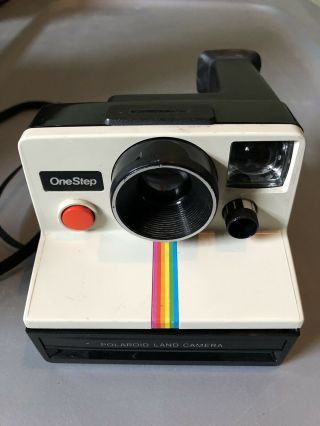 Vintage Polaroid One Step Instant Land Camera Uses Sx - 70 Film