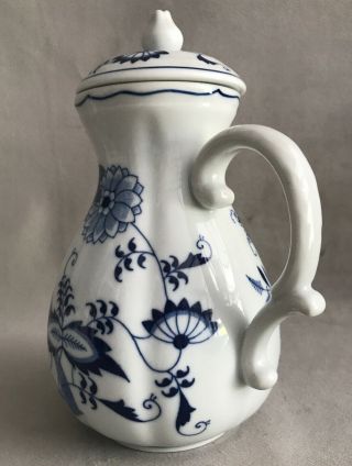 PV03682 Vintage BLUE DANUBE Japan - Coffee Pot with Lid 2