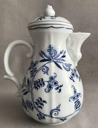 PV03682 Vintage BLUE DANUBE Japan - Coffee Pot with Lid 4