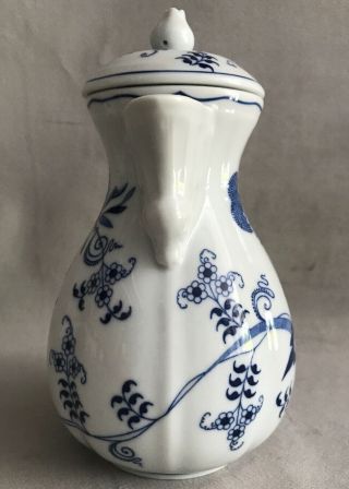 PV03682 Vintage BLUE DANUBE Japan - Coffee Pot with Lid 6