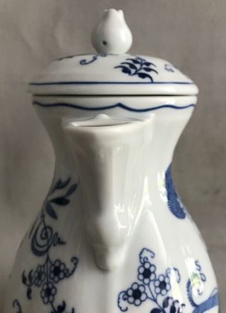 PV03682 Vintage BLUE DANUBE Japan - Coffee Pot with Lid 7