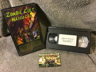 Vintage 1997 " Zombie Cult Massacre " Vhs