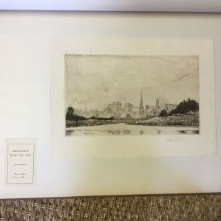John Shirlow “The Melbourne Set”Ltd Edt 41/80 6 Signed Etchings 6