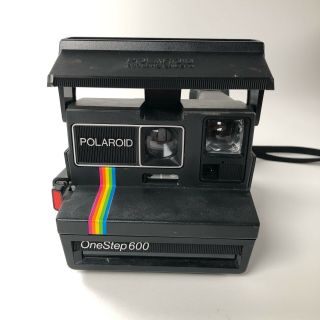 Vintage Polaroid One Step 600 Land Camera Instant Film Flash