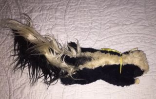 Steiff Vintage 12 - 13” Toy Skunk Stuffed Animal Tags Attached