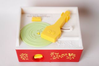 Fisher Price Music Box Record Player Complete With All 5 Records Vintage