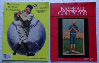 Vintage Classic Baseball Collector (2 Issues 25 & 32) 19th Century Baseball Etc