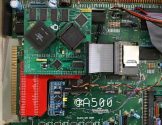 Tf534,  Mmu,  Fpu @50mhz Accelerator,  Relocater And 16gb Sd Card For Amiga 500
