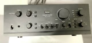 Vintage Sansui AU - 717 Integrated Amplifier looks Great.  Works/Need Restoration 2