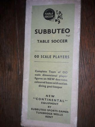 VINTAGE SUBBUTEO 00 SCALE PLAYERS - POSSIBLY DRUMCONDRA - 11 2