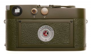 Leica Olive M2 Safari Re paint improved view finder restored 6