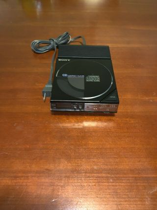 Vintage Sony D - 14 Cd Compact Disc Player W/power Supply Ac - D50