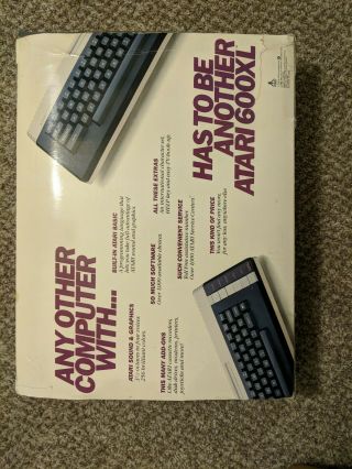 Atari 600XL Home Computer with Foam Packaging 2