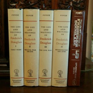 The Life And Writings Of Frederick Douglass Complete 1 2 3 4 5 First Edition Set