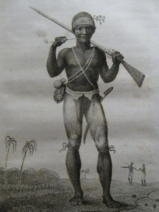 NARRATIVE REVOLTED NEGROES SURINAM GIANA 1796 STEDMAN 2v SLAVERY Plates BLAKE 6
