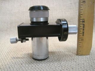 Vintage Bausch & Lomb Micrometer / Microscope Eyepiece - made in USA 4