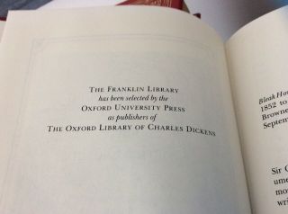 Franklin Library Oxford - 1984 - Complete Of Charles Dickens - 21 Volumes 11