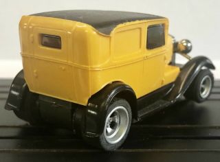 Vintage 1975 Aurora AFX Slot Car 37’ Ford 1937 Model A Yellow Black HO Complete 5