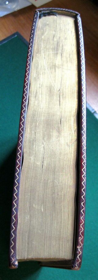 Fine Bindings 6 Volume Holy Bible By Thomas Scott,  1812.  Full Leather Bound Set. 9