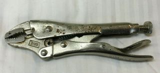 Vintage Vise Grips 5wr Locking Pliers Petersen Dewitt Made In Usa Vice Grip