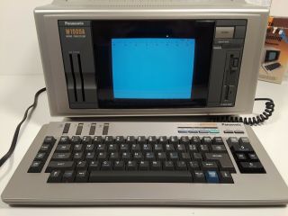 Very Rare Panasonic Kx - W1505A Personal Word Processor Computer With Accessories 2