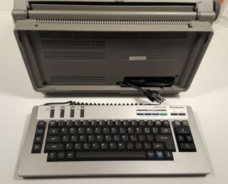 Very Rare Panasonic Kx - W1505A Personal Word Processor Computer With Accessories 7