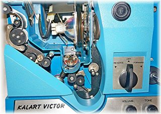 Kalart Victor Easy - load 16mm Sound Projector 90 - 25 4