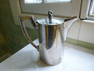 Vtg.  2 L.  Coffee Pot - From The Ritz Carlton - Gebruder Hepp Silver Plate